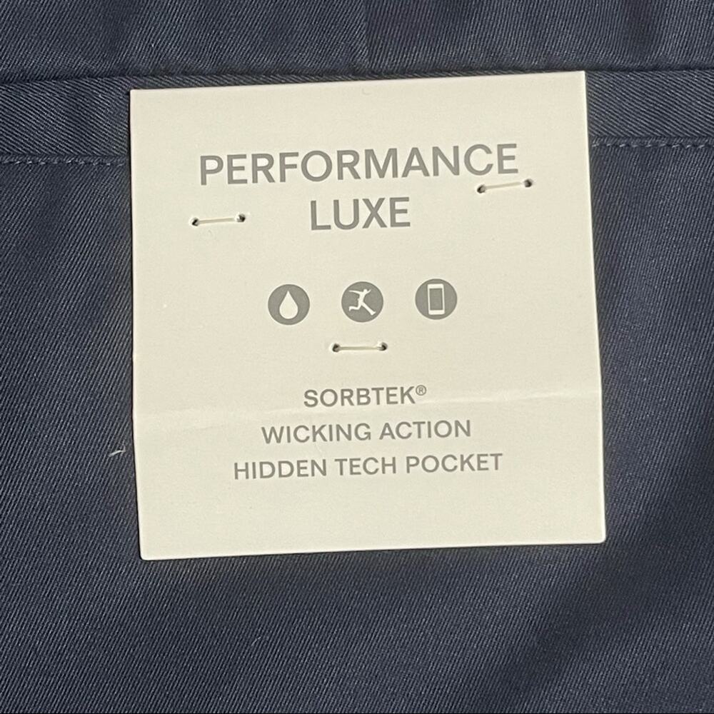 Perry Ellis Luxe Golf Shorts Portfolio Navy Blue "Total Eclipse" Performance 42 - Picture 12 of 13